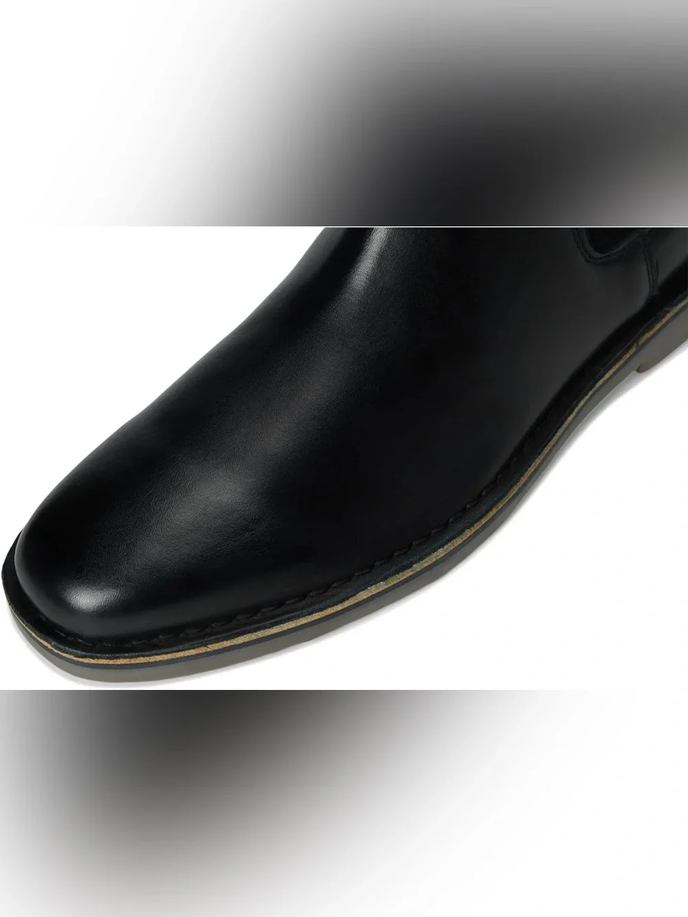 Men’s Steve Madden Black Leather Hatford Boots in Black